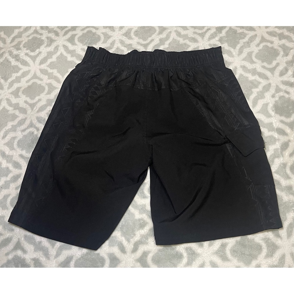 Ocean Current Mens Black Board Shorts Swim Trunks Size S Geometric - Picture 2 of 8